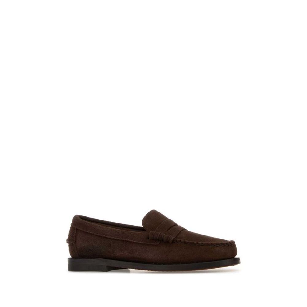 Sebago Women Dark Brown Dan Suede Loafers - Picture 2 of 2